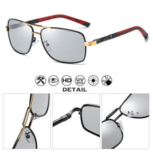 Load image into Gallery viewer, Unisex Photochromic Sunglasses Polarized Men Outdoor Driving Discoloration Lens Women Anti-Glare Goggle Glasses zonnebril heren