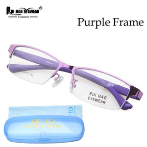 Unisex Rectangle Eyeglasses Frame Women Stainless Steel Glasses Frame and TR90 Temple Optical Frame Super Light Spectacles 865