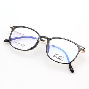 Unisex Retro Eyeglasses Frame Super Light Optical Glasses Men Ultem Spectacles Women Frame 17037
