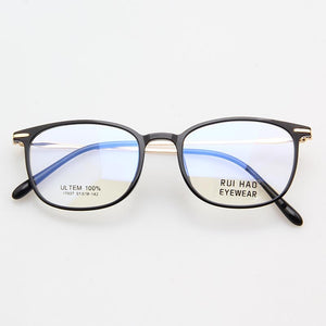 Unisex Retro Eyeglasses Frame Super Light Optical Glasses Men Ultem Spectacles Women Frame 17037