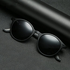 Unisex Retro Rivet Polarized Sunglasses Oval Frame Sun Glasses For Men Women Driving Shade Eyewear Gafas De Sol