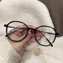 Load image into Gallery viewer, Unisex Round Frame Flat Mirror Eyeglasses Computer Goggles Women Men Eye Glasses Eyewear Accessories