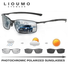 Load image into Gallery viewer, Unisex Sunglasses Polarized Photochromic Sun Glasses Men Day Night Vision Driving Women Square Chameleon Glasses gafas de sol