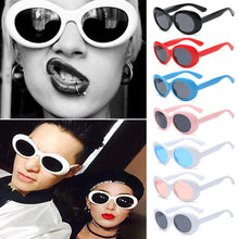 Load image into Gallery viewer, Unisex UV400 Protection Anti-Reflective Oval Round Glasses Trendy Clout Goggle Kurt Cobain Sunglasses Funny Cool Style Eyewear