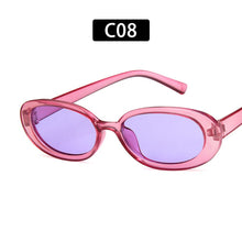 Load image into Gallery viewer, Unisex UV400 Protection Anti-Reflective Oval Round Glasses Trendy Clout Goggle Kurt Cobain Sunglasses Funny Cool Style Eyewear