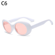 Load image into Gallery viewer, Unisex UV400 Protection Anti-Reflective Oval Round Glasses Trendy Clout Goggle Kurt Cobain Sunglasses Funny Cool Style Eyewear