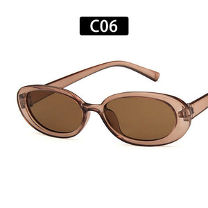 Unisex UV400 Protection Anti-Reflective Oval Round Glasses Trendy Clout Goggle Kurt Cobain Sunglasses Funny Cool Style Eyewear