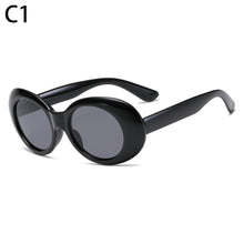 Load image into Gallery viewer, Unisex UV400 Protection Anti-Reflective Oval Round Glasses Trendy Clout Goggle Kurt Cobain Sunglasses Funny Cool Style Eyewear