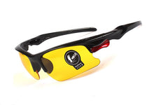 Load image into Gallery viewer, Universal Night Vision Glasses Sunglasses Men Outdoor Sport Sun Glasses Driver Goggles Black/Yellow Glasses for Night Driving