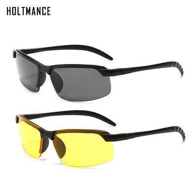 Universal Night Vision Glasses Sunglasses Men Outdoor Sun Glasses Driver Goggles Black/Yellow Glasses For Night Driving