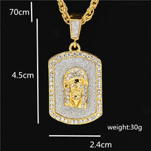 Load image into Gallery viewer, Justice Balance Scales Pendant Necklace Fashion Gold Color Charm Men Women Rhinestone Crystal Hiphop Jewelry Alloy