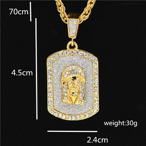 Justice Balance Scales Pendant Necklace Fashion Gold Color Charm Men Women Rhinestone Crystal Hiphop Jewelry Alloy