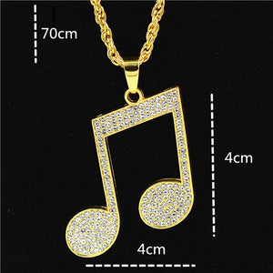 Justice Balance Scales Pendant Necklace Fashion Gold Color Charm Men Women Rhinestone Crystal Hiphop Jewelry Alloy