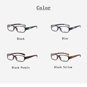 Urltralight Students Myopia Glasses Frame Small Rectangle Frame Transparent Eyeglasses Anti Slip Clear Glass Spectacles L3