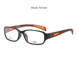 Urltralight Students Myopia Glasses Frame Small Rectangle Frame Transparent Eyeglasses Anti Slip Clear Glass Spectacles L3
