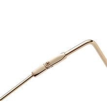 Load image into Gallery viewer, V-Shaped Minimalist Glasses Metal Non-Lens Glasses Street Photography Glasses Frames Decorative Eyeglasses Frames