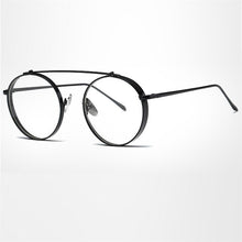 Load image into Gallery viewer, VAZROBE Round Glasses Men Women Thick Eyeglasses Frame Man Gold Silver Eyeglass for Optical Transparent Lenses Nerd Spectacles