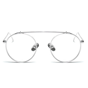 VAZROBE Round Glasses Men Women Thick Eyeglasses Frame Man Gold Silver Eyeglass for Optical Transparent Lenses Nerd Spectacles