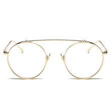 Load image into Gallery viewer, VAZROBE Round Glasses Men Women Thick Eyeglasses Frame Man Gold Silver Eyeglass for Optical Transparent Lenses Nerd Spectacles