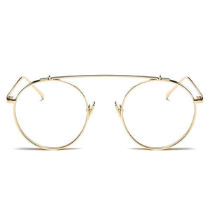 VAZROBE Round Glasses Men Women Thick Eyeglasses Frame Man Gold Silver Eyeglass for Optical Transparent Lenses Nerd Spectacles