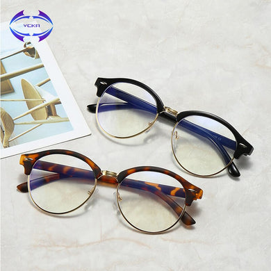 VCKA Computer Glasses Anti Blue Ray Gaming Goggles Blue Light Blocking Filter Glasses Screen Radiation Half frame Eyewear
