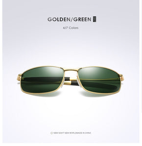 VCKA Polarized Sunglasses Men Brand Designer Rectangle Rectangle Sunglass Mens Driving Sun Glasses oculos de sol UV400 Eyewear