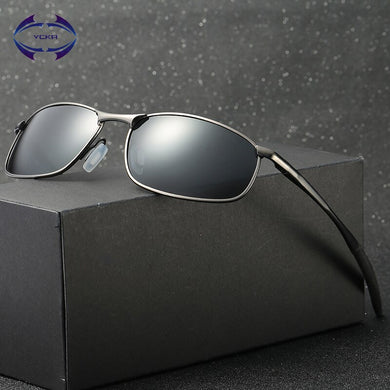 VCKA Polarized Sunglasses Men Brand Designer Rectangle Rectangle Sunglass Mens Driving Sun Glasses oculos de sol UV400 Eyewear