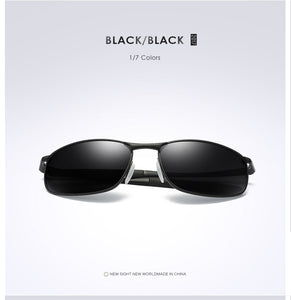 VCKA Polarized Sunglasses Men Brand Designer Rectangle Rectangle Sunglass Mens Driving Sun Glasses oculos de sol UV400 Eyewear