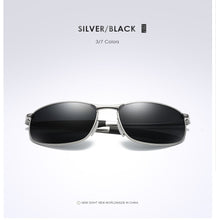 Load image into Gallery viewer, VCKA Polarized Sunglasses Men Brand Designer Rectangle Rectangle Sunglass Mens Driving Sun Glasses oculos de sol UV400 Eyewear
