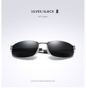 VCKA Polarized Sunglasses Men Brand Designer Rectangle Rectangle Sunglass Mens Driving Sun Glasses oculos de sol UV400 Eyewear