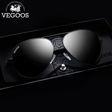 VEGOOS Classic Aviation Sunglasses Men Polarized UV400 Protection Metal Frame Spring Pilot Driving Fishing Sun Glasses #3025M