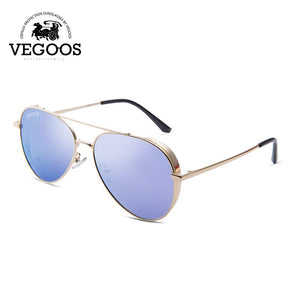 VEGOOS Pilot Sun Glasses Men polarized UV400 Protect Glare Blocking Vintage Classic Metal Aviation Sunglasses for Women #3183