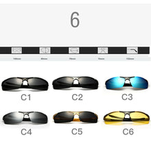 Load image into Gallery viewer, VEITHDIA 2022 Aluminum Magnesium Sunglasses Polarized Men Semi rimless Coating Mirror Sun Glasses Male Eyewear Accessories 6588