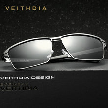 Load image into Gallery viewer, VEITHDIA 2023 Men&#39;s Sunglasses Polarized UV400 Lens Sun Glasses Rectangle Stainless Steel Glasses Eyewear Accessories For Men