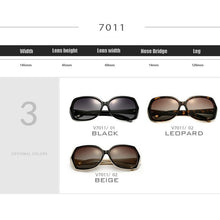 Load image into Gallery viewer, VEITHDIA 2023 TR90 Vintage Women&#39;s Sunglasses Polarized Carved Diamond Women Sun glasses Designer Glasses Eyewear 7011