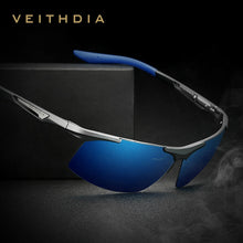 Carica l'immagine nel visualizzatore di Gallery, VEITHDIA Aluminum Magnesium Men's  Sunglasses Polarized Men Coating Mirror Glasses oculos Male Eyewear Accessories For Men 6562