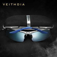 Carica l'immagine nel visualizzatore di Gallery, VEITHDIA Aluminum Magnesium Men's  Sunglasses Polarized Men Coating Mirror Glasses oculos Male Eyewear Accessories For Men 6562
