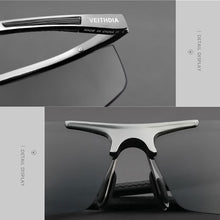 Carica l&#39;immagine nel visualizzatore di Gallery, VEITHDIA Aluminum Magnesium Men&#39;s Sunglasses Polarized UV400 Coating Mirror Sun Glasses Outdoor Male Eyewear Accessories 6588