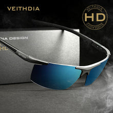 Load image into Gallery viewer, VEITHDIA Aluminum Magnesium Sport Sunglasses Polarized Men Coating Mirror Driving Sun Glasses oculos Male Eyewear Accessories