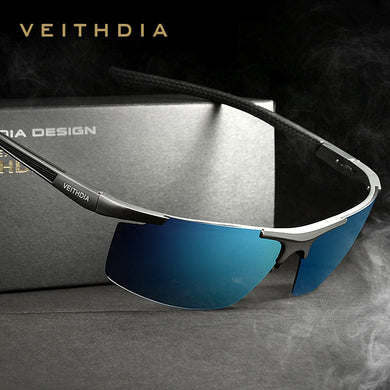 VEITHDIA Aluminum Magnesium Sunglasses Polarized  Men Coating Mirror Driving Sun Glasses Oculos Eyewear Accessories KT2