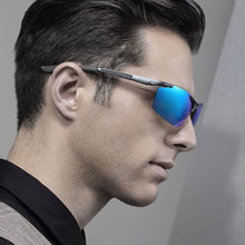 Carica l&#39;immagine nel visualizzatore di Gallery, VEITHDIA Aluminum Magnesium Sunglasses Polarized  Men Coating Mirror Driving Sun Glasses Oculos Eyewear Accessories KT2