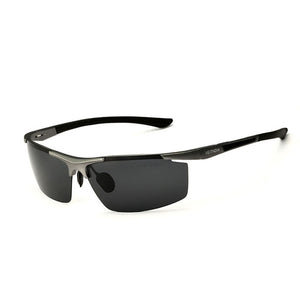 VEITHDIA Aluminum Magnesium Sunglasses Polarized  Men Coating Mirror Driving Sun Glasses Oculos Eyewear Accessories KT2