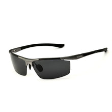 Carica l&#39;immagine nel visualizzatore di Gallery, VEITHDIA Aluminum Magnesium Sunglasses Polarized  Men Coating Mirror Driving Sun Glasses Oculos Eyewear Accessories KT2