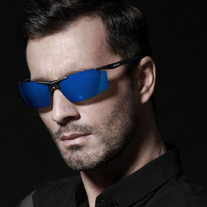 VEITHDIA Aluminum Magnesium Sunglasses Polarized  Men Coating Mirror Driving Sun Glasses Oculos Eyewear Accessories KT2