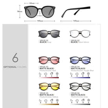 Carica l&#39;immagine nel visualizzatore di Gallery, VEITHDIA Brand 2PCS Packs Aluminum Magnesium Photochromic Sunglasses Polarized UV400 Lens Eyewear Accessories Male Sun Glasses