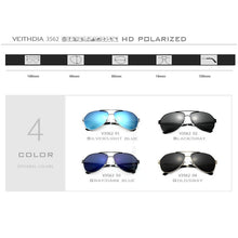 Load image into Gallery viewer, VEITHDIA Brand Driving Men&#39;s Sunglasses Polarized UV400 Lens Sports Outdoor Eyewear Accessories Women Sun Glasses For Male  3562