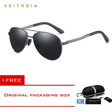 Load image into Gallery viewer, VEITHDIA Brand Men&#39;s Pilot  Polarized Sunglasses men Sun Glasses Alloy Frame Driving Glasses oculos de sol masculino shades