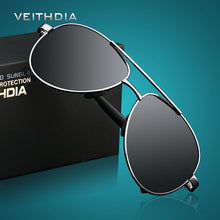 Load image into Gallery viewer, VEITHDIA Brand Men&#39;s Pilot  Polarized Sunglasses men Sun Glasses Alloy Frame Driving Glasses oculos de sol masculino shades