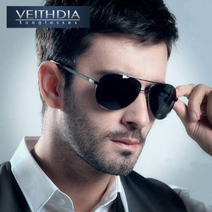 VEITHDIA Brand Men's Pilot Polarized Sunglasses men Sun Glasses Alloy Frame Driving Glasses oculos de sol masculino shades 1306