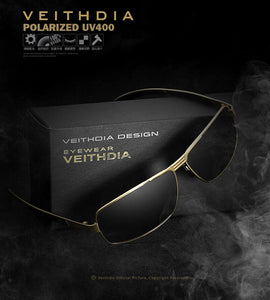 VEITHDIA Brand Men's Sunglasses Polarized Sun Glasses oculos de sol masculino Eyewear Accessories For Men 2490